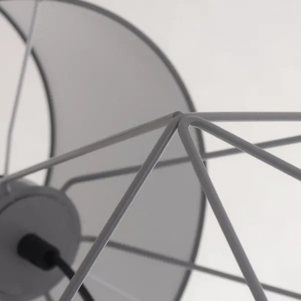 Lampa de masa BASKET 1xE27/60W/230V gri