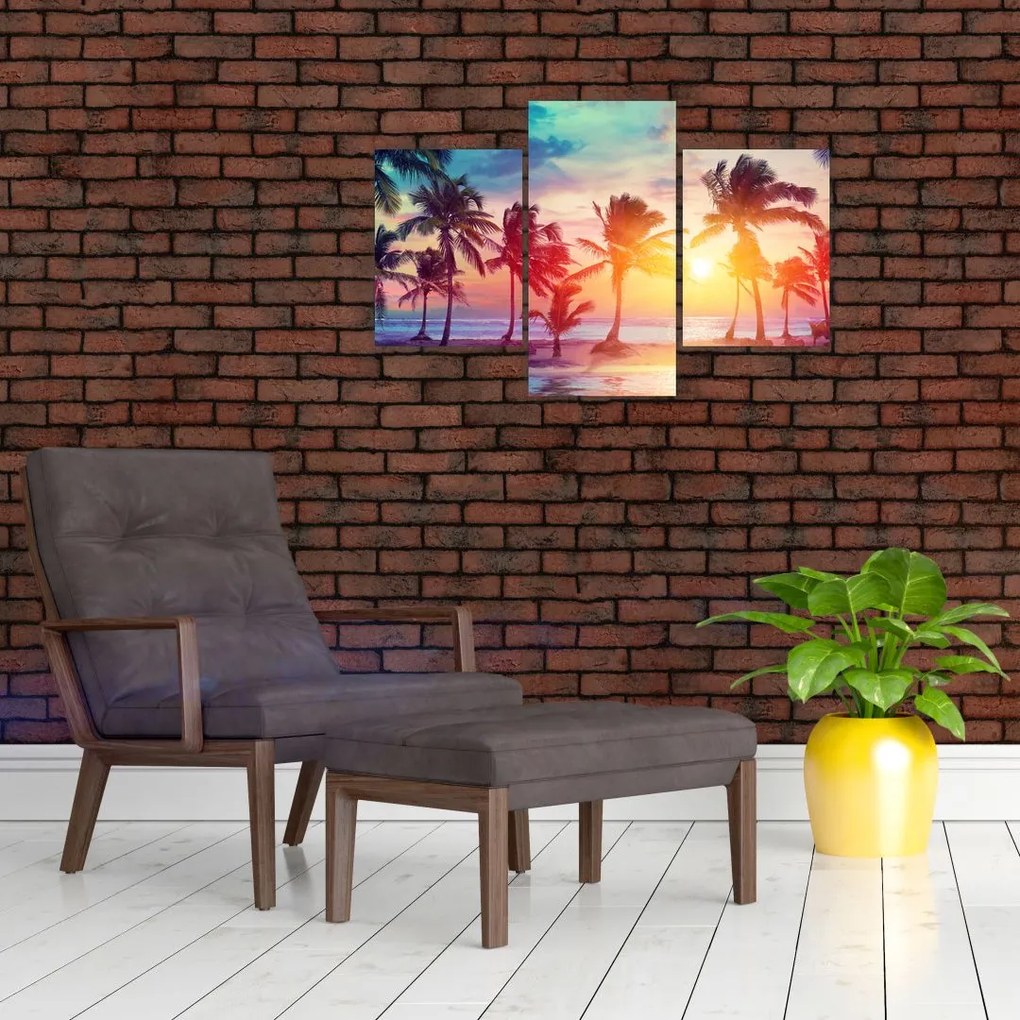 Tablou - Apus de soare tropical (90x60 cm)