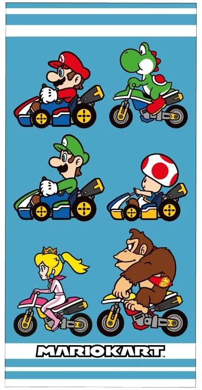 Super Mario Mariokart prosop de baie, prosop de plajă 70x140cm
