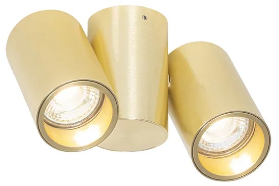 Spotlight de design din alamă cu 2 lumini reglabile - Michael