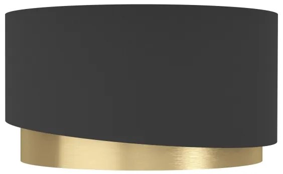 Plafonieră Eglo 39924 MANDERLINE 1xE27/40W/230V negru/auriu