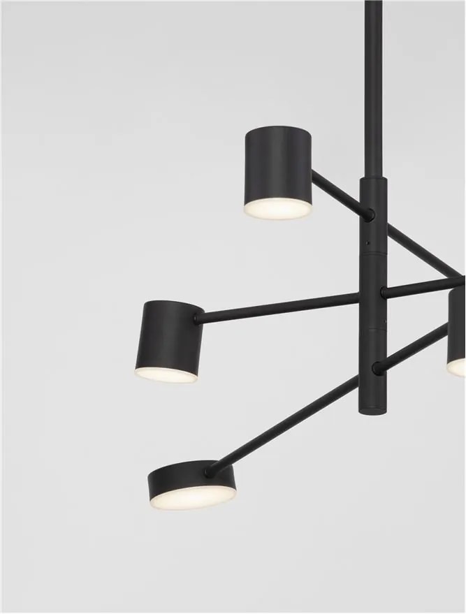 Lustra moderna dimabila cu 6 spoturi LED NORDIK