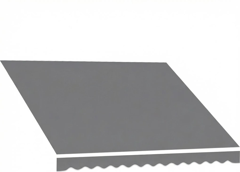 Outsunny Material de înlocuire pentru copertină – Acoperiş de protecţie solară UPF 50+ pentru cadru 3,5 x 2,5 m, Gri închis | Aosom Romania