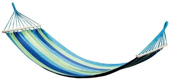 Hamac bumbac, Verk Group, Frida, multicolor, cu rame lemn, max 150 kg, 200x80 cm