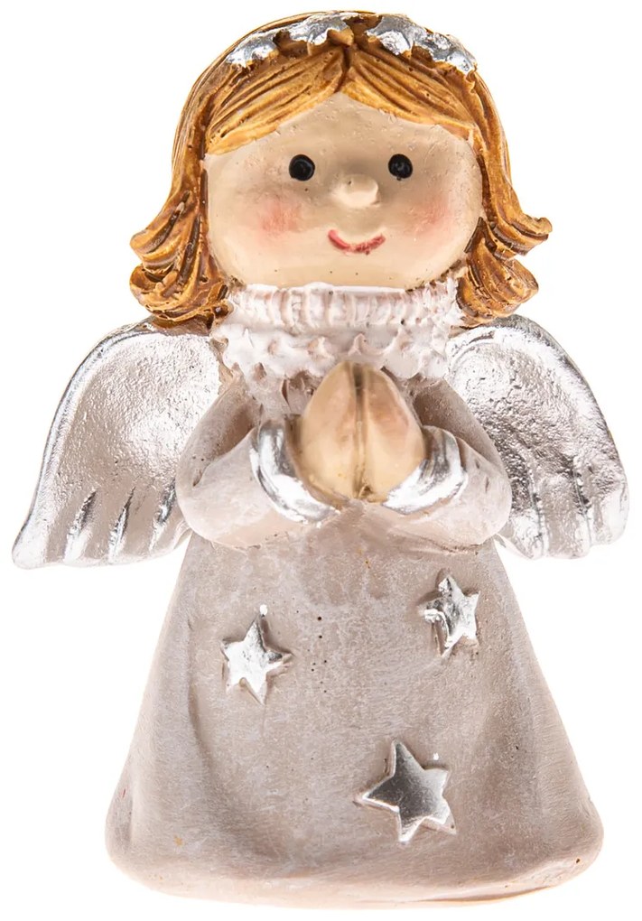 Îngeraș rugându-se, 5 cm, poliresină