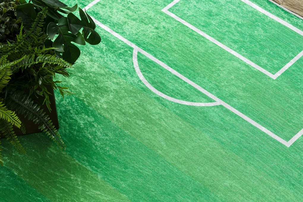 BAMBINO 9731 covor lavabil Teren, fotbal pentru copii anti-alunecare - verde