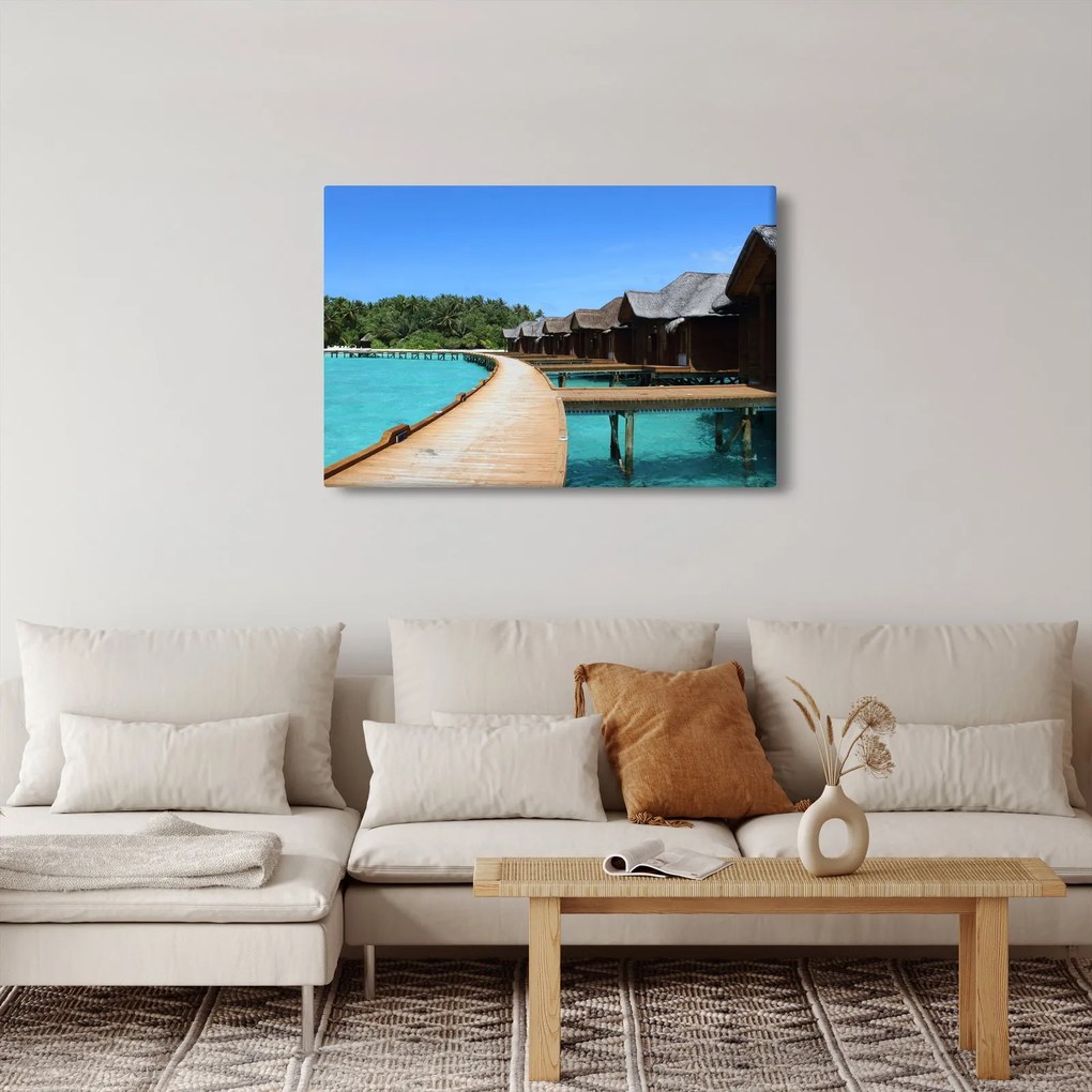 Tablou cu Maledive (90x60 cm)