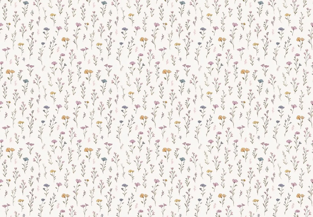 Fototapet - Model floral delicat (147x102 cm)