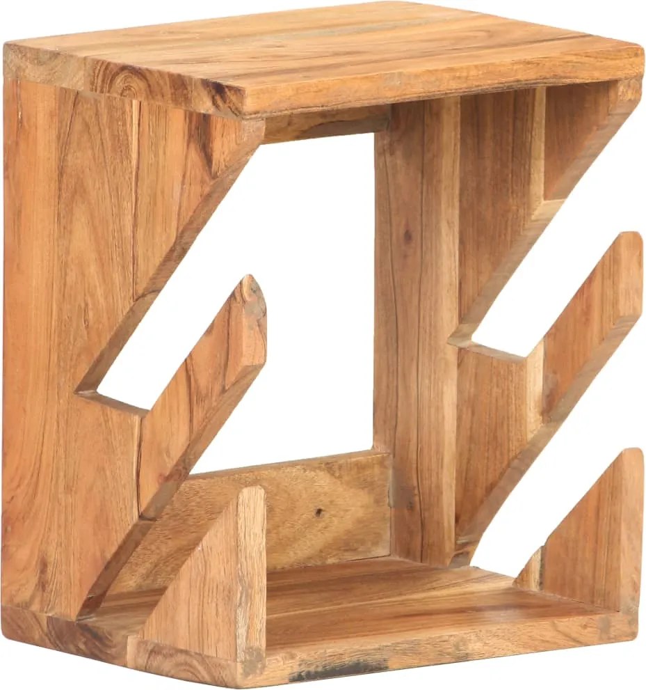 vidaXL Suport skateboard de perete 25x20x30 cm lemn masiv de acacia