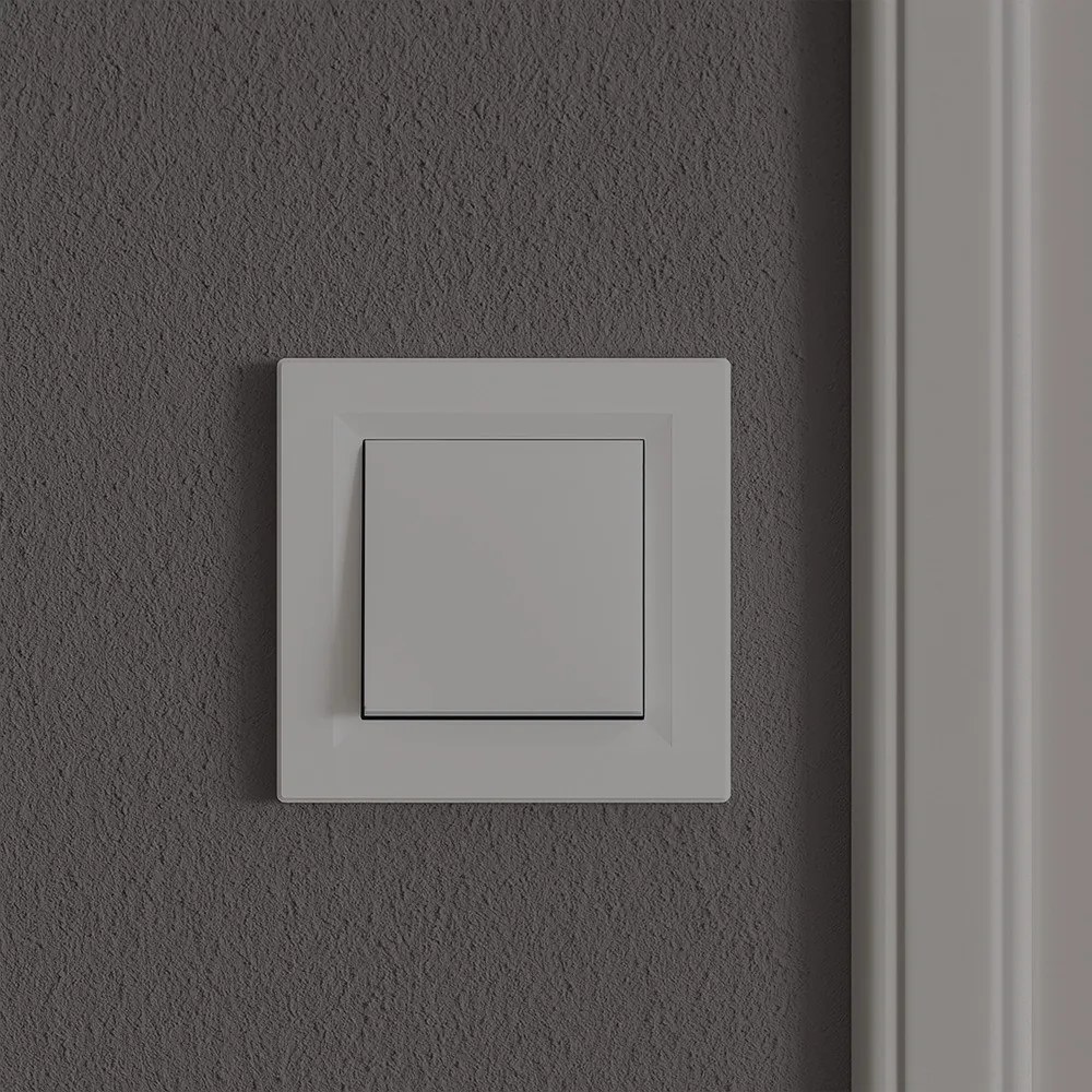 Întrerupător transversal Nova 10A 250V 107 gri