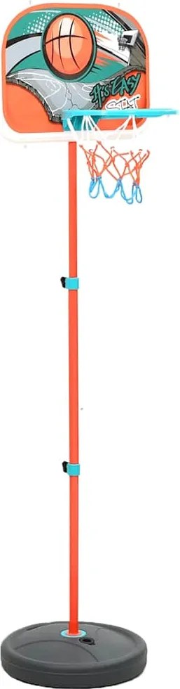 vidaXL Set de joc de baschet portabil, reglabil, 133-160 cm