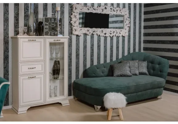 Recamier Stanga Retro, 206 x 116 Cm | BIANO