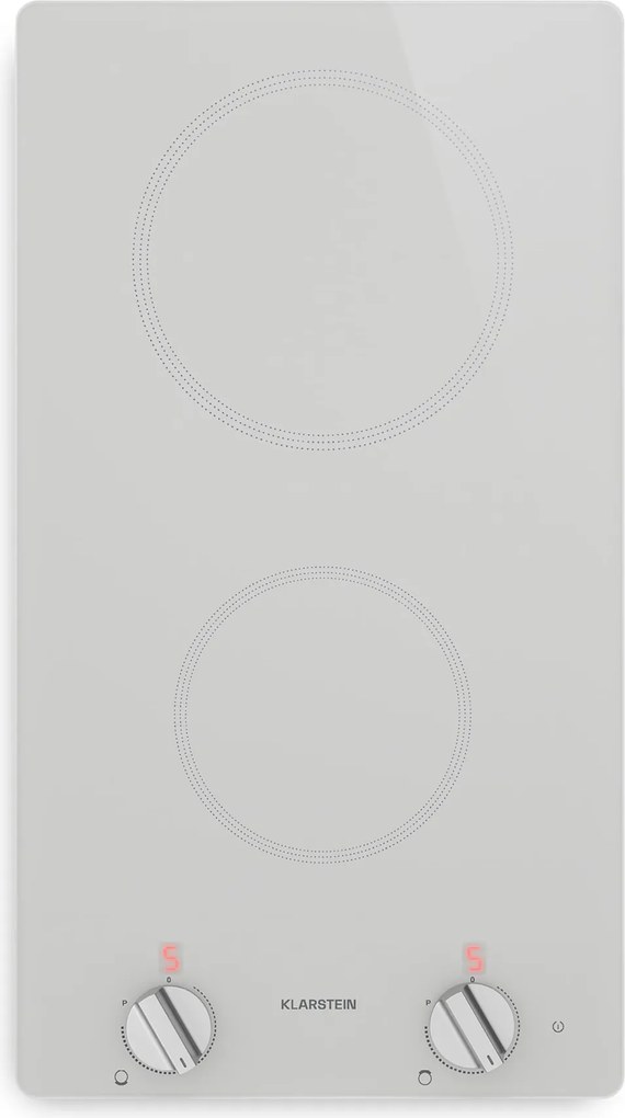 Klarstein Plită cu inducție Kochheld | Elegantă și puternică | 2 zone de gătit | 3500 W | 30 cm