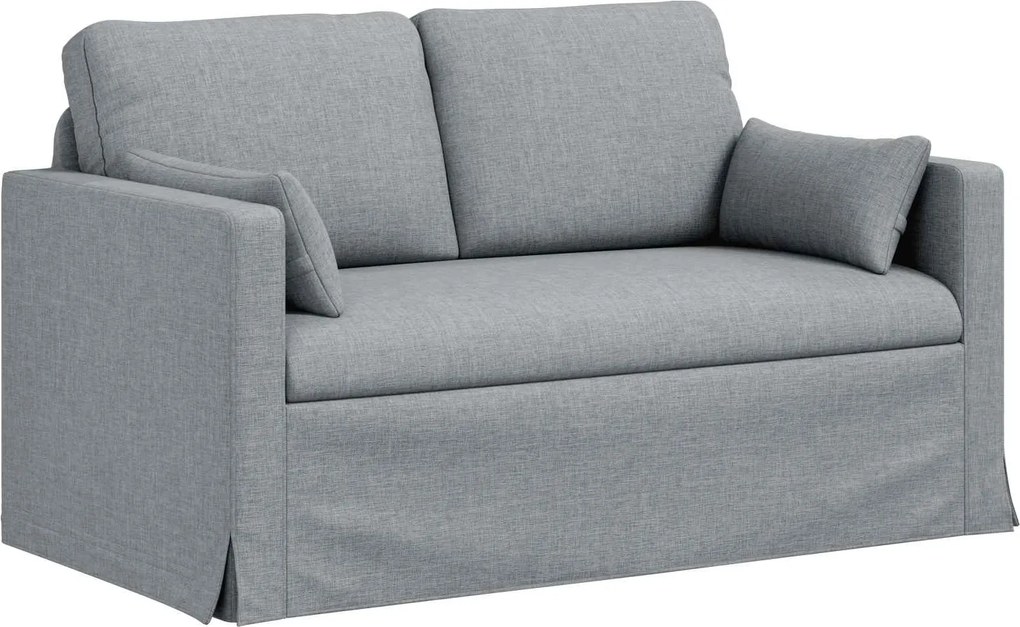 vidaXL Canapea Gri deschis 139 x 78 x 80 cm țesătură