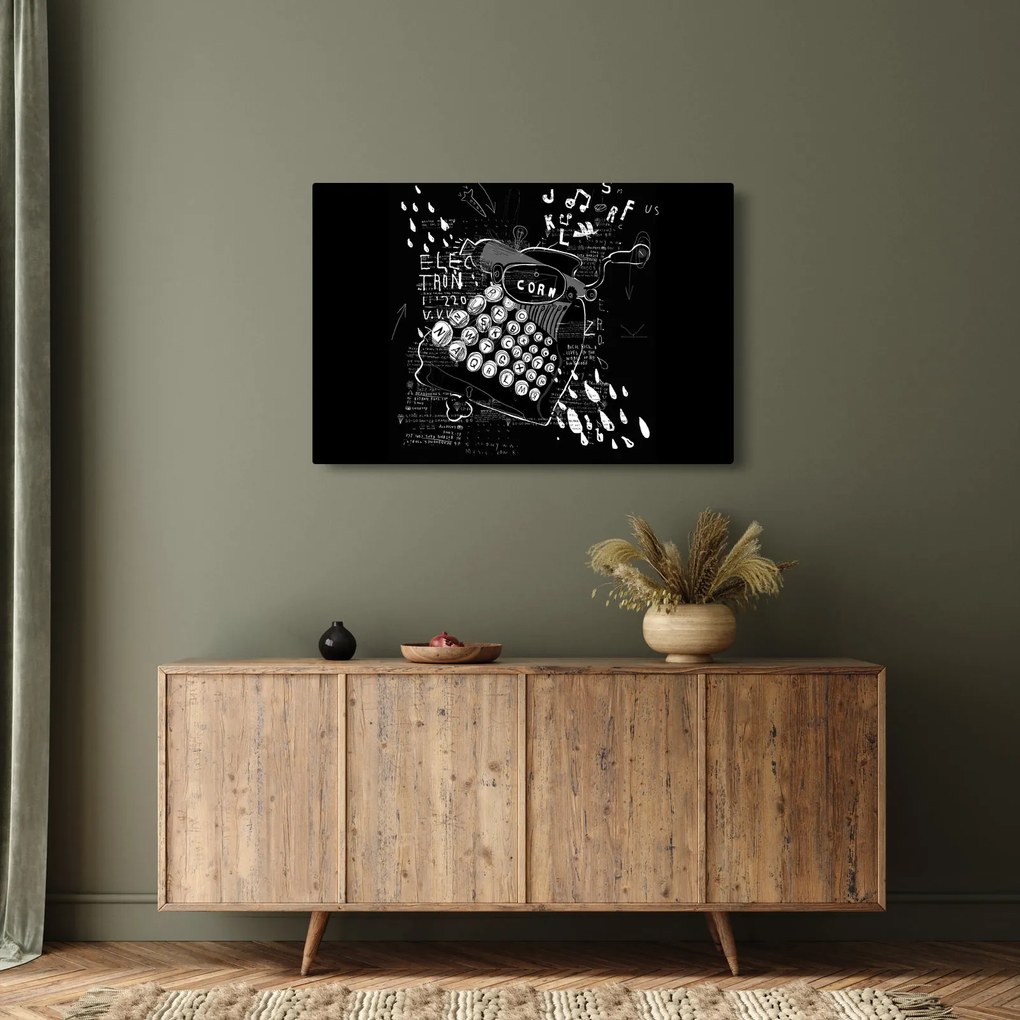 Tablou - Desen în stilul lui Banksy (90x60 cm)