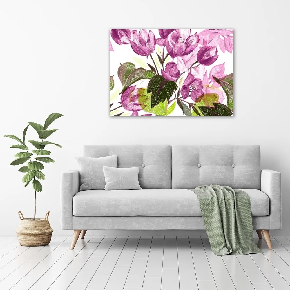 Tablou pe pânză canvas Model floral