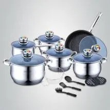 Set oale inox 18 piese Haus Lux HL 1801BM