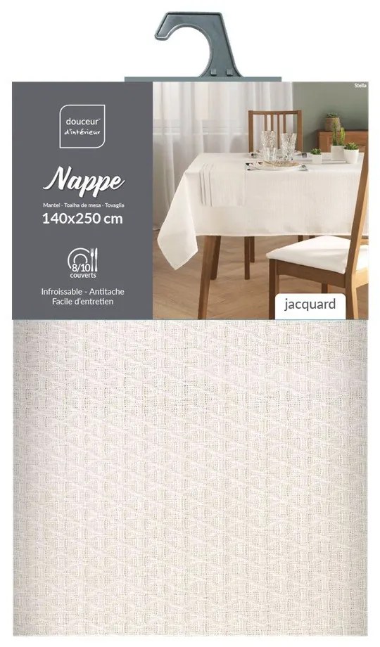Față de masă din jacquard 140x250 cm Stella – douceur d'intérieur