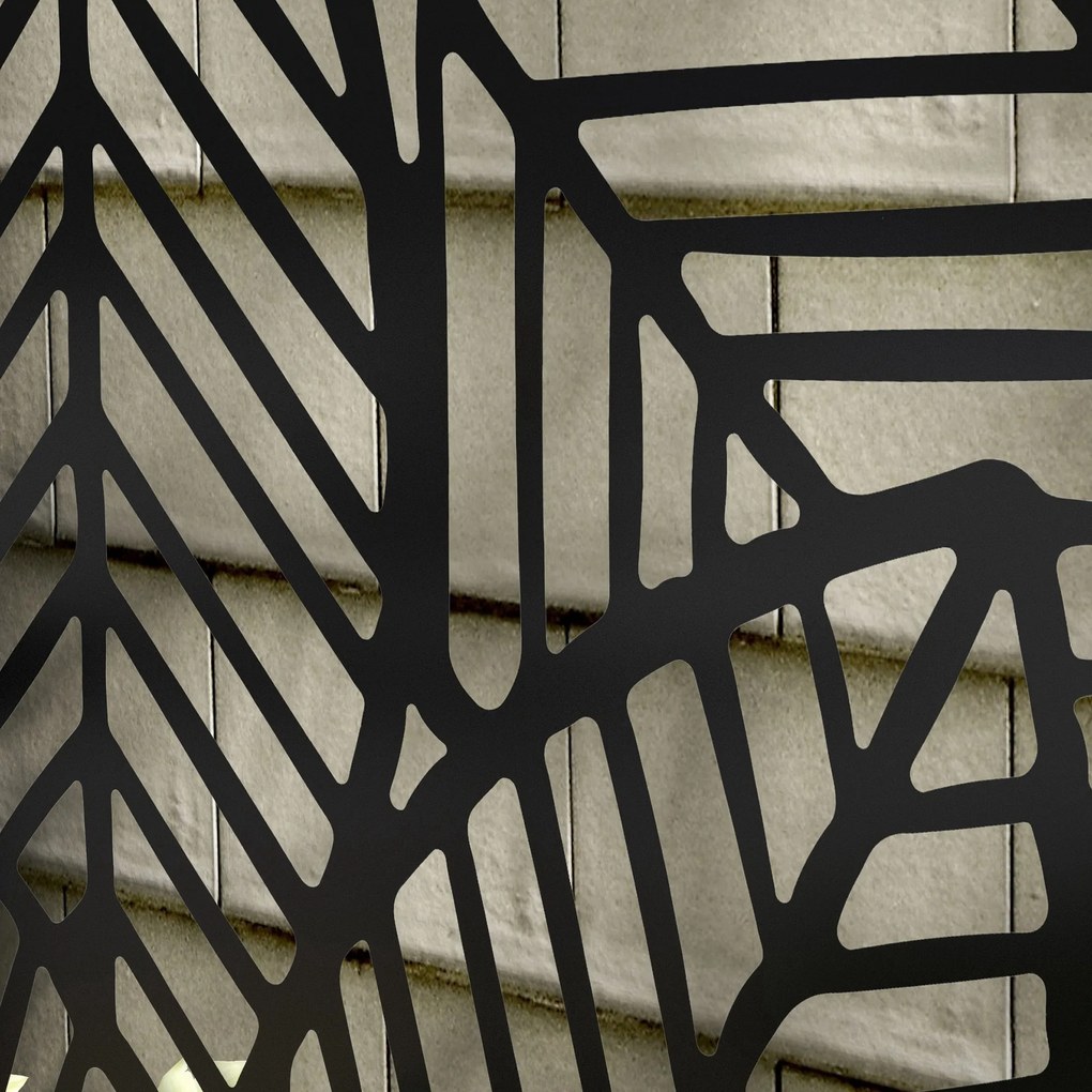 Outsunny Jardinieră Ridicată din Metal pentru Exterior cu Panou pentru Intimitate și Ghiveci, Montare pe Perete sau Independentă, Negru | Aosom Romania