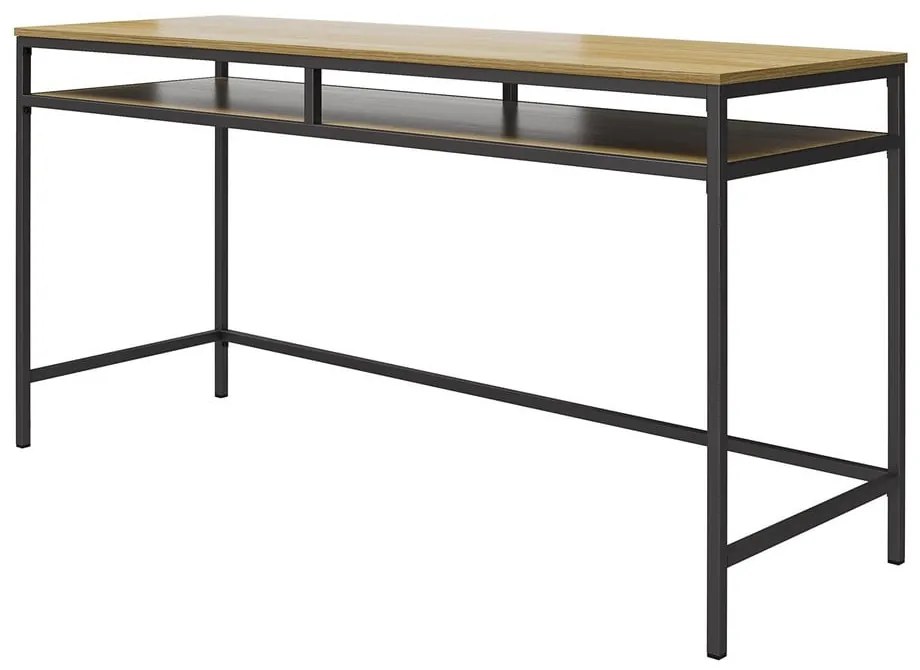 Birou cu blat cu aspect de lemn de stejar 51x153 cm Bradford – Støraa