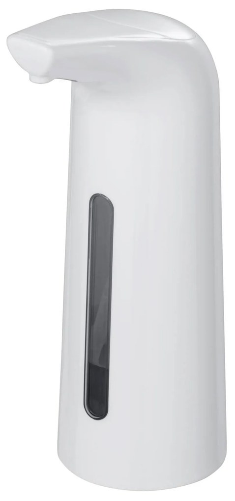 Distribuitor fara contact pentru sapun si dezinfectant LARINO, cu senzor infrarosu, alb, 400 ml, Wenko