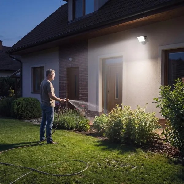 Proiector LED cu senzor de mișcare TAMBO EVO LED/30W/230V 4000K IP44 negru