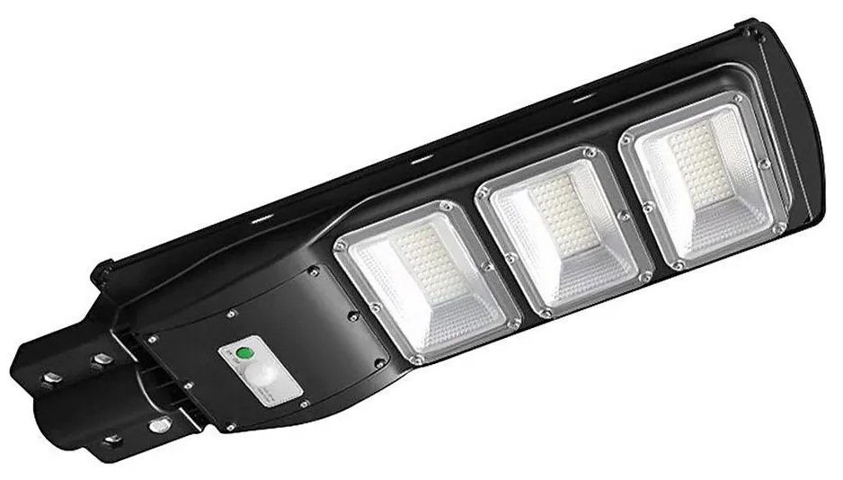 Lampă LED stradală solară dimabilă LED/12W/3,2V 6000K IP65 10000 mAh + telecomandă