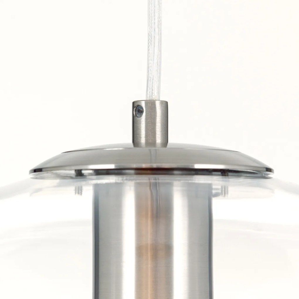 Lustra / Pendul vintage design decorativ RICHARD satin/clar