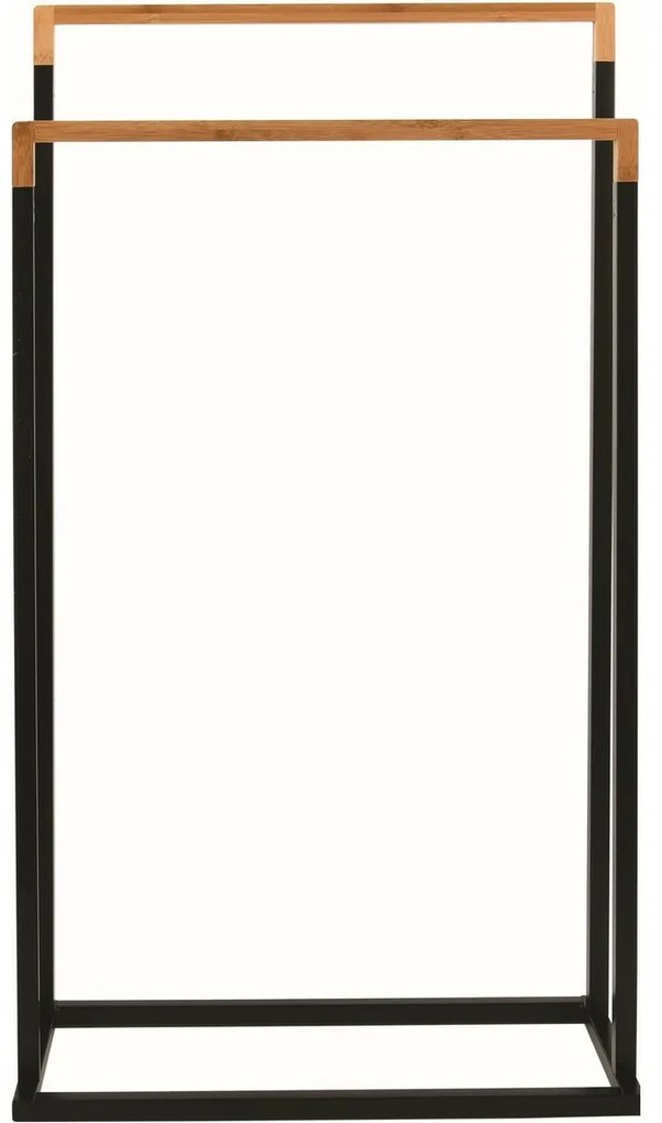Suport pentru 2 prosoape Spirella Chic 45 x 22 x 85 cm, negru