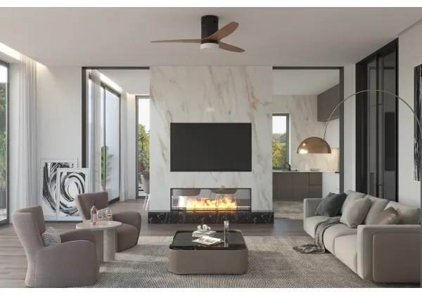 Ventilator LED de tavan Immax NEO 07142-B  NEO LITE VENTO LED/18W/230V Tuya Wi-Fi + telecomandă