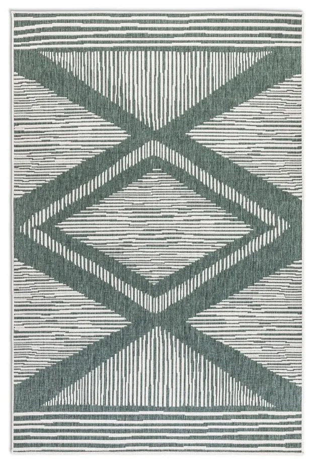 Covor de exterior verde/crem 80x150 cm Gemini – Elle Decoration