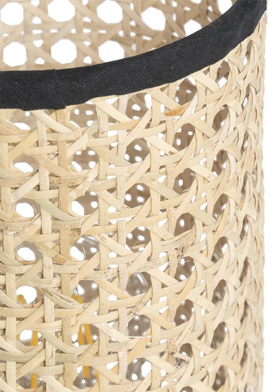 Lampă de masă rustică din ratan - Kata