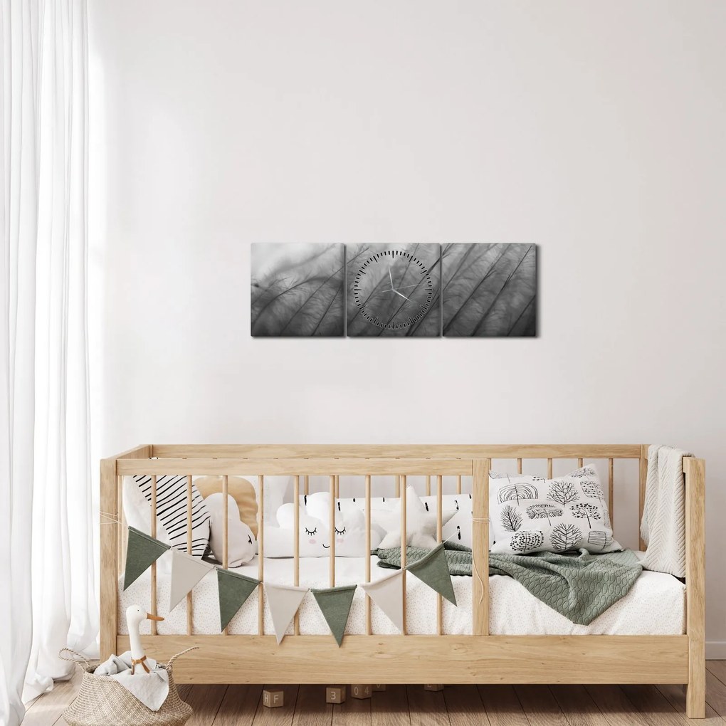 Tablou - Iarba în vânt (cu ceas) (90x30 cm)