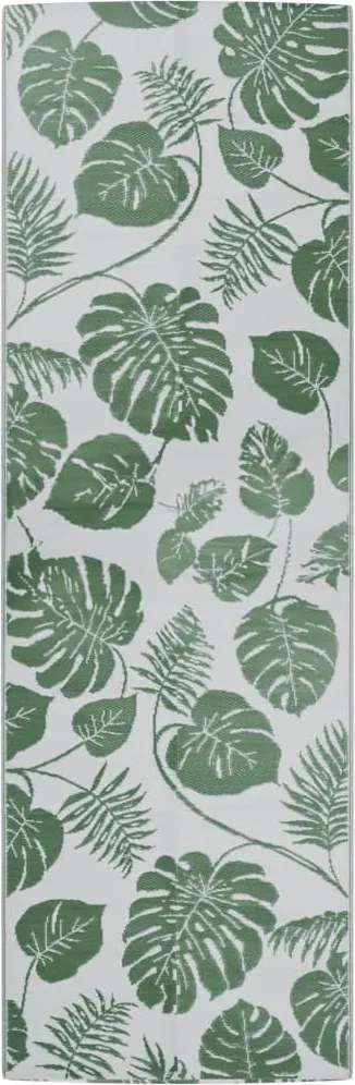 vidaXL Covor de exterior, ARAKIL verde, 80x250 cm, PP