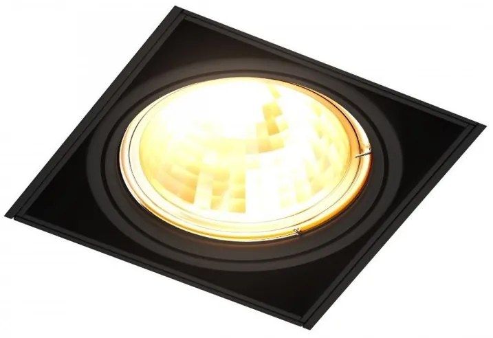 Spot incastrabil modern Oneon DL 50-1 negru