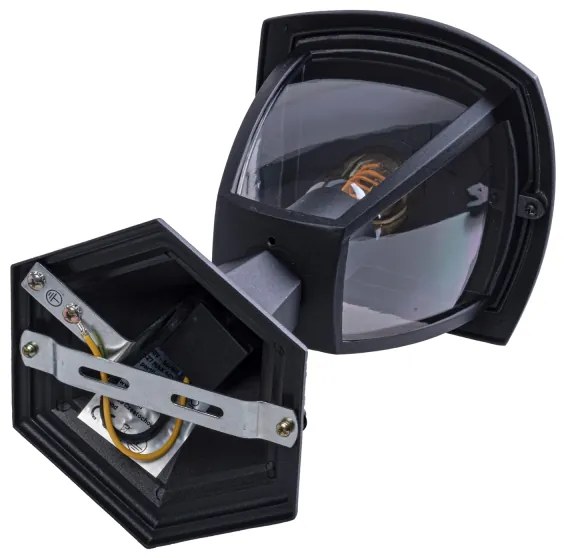 Lampă exterior FOX 1xE27/40W/230V IP44 negru