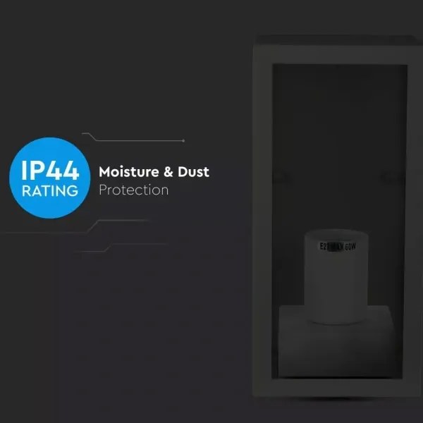 Aplică perete exterior 1xE27/60W/230V IP44