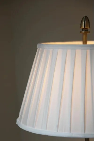 Markslöjd 108972 - Lampă de podea OXFORD 1xE14/40W/230V alb/alamă