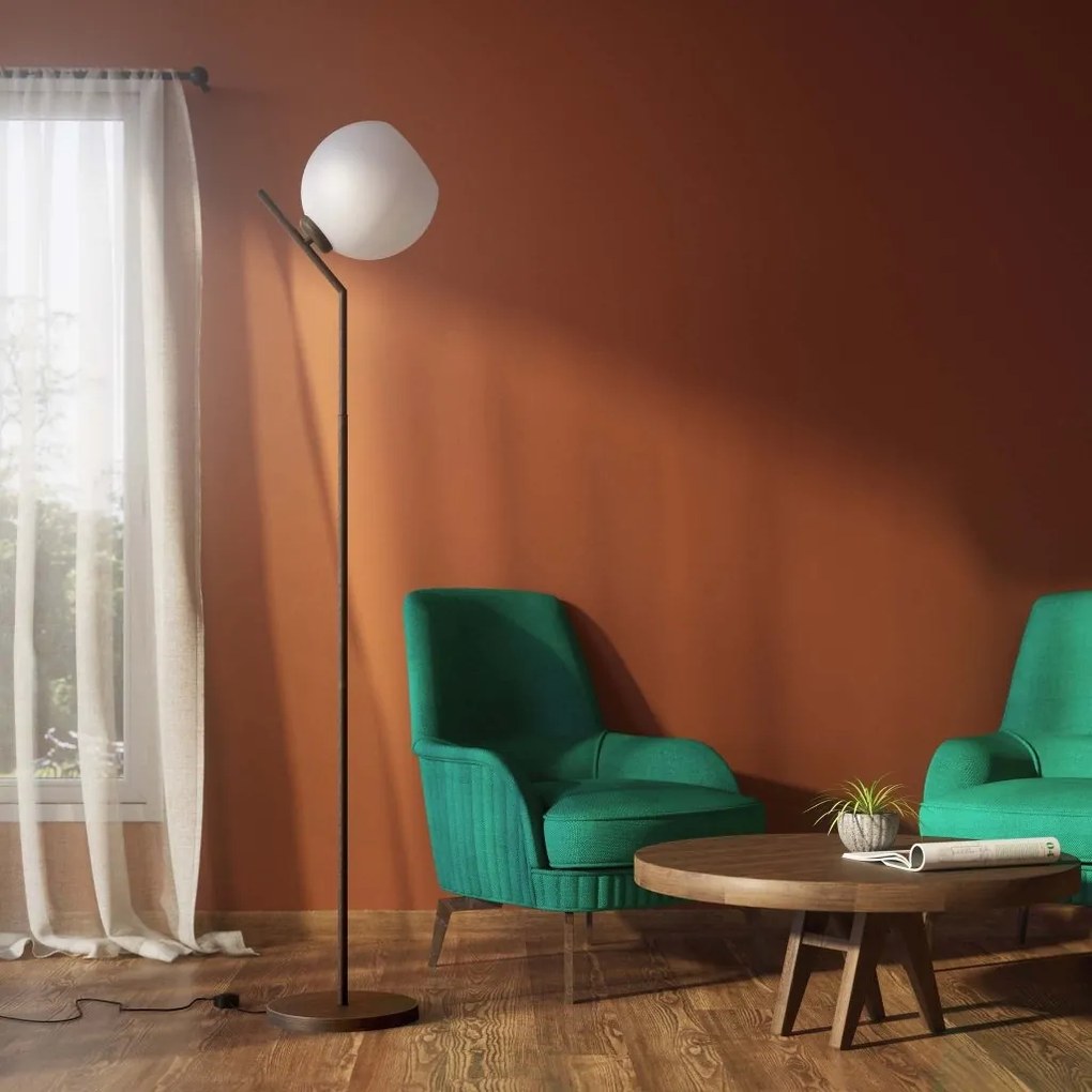 Lampa de podea din alama stil modern Art Deco Spheres