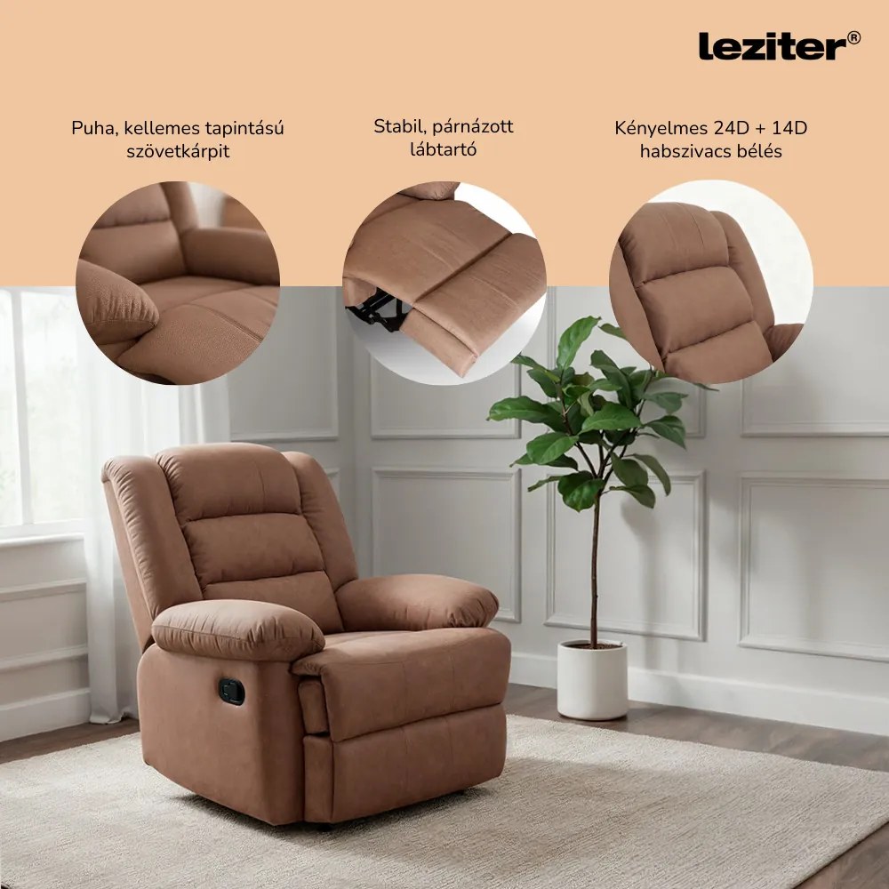 Relaxare manuală fotoliu reclinabil fotoliu reclinabil