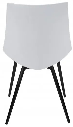 Set 4 scaune Dakota alb/negru