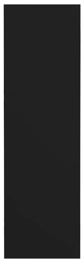 Pantofar de perete, negru, 80x18x60 cm, PAL Negru, 80 x 18 x 60 cm, 1, 1, 1