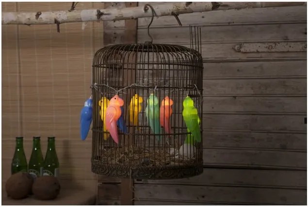 Șirag luminos LED Best Season Lightchain Funlight Parrots, 10 becuri