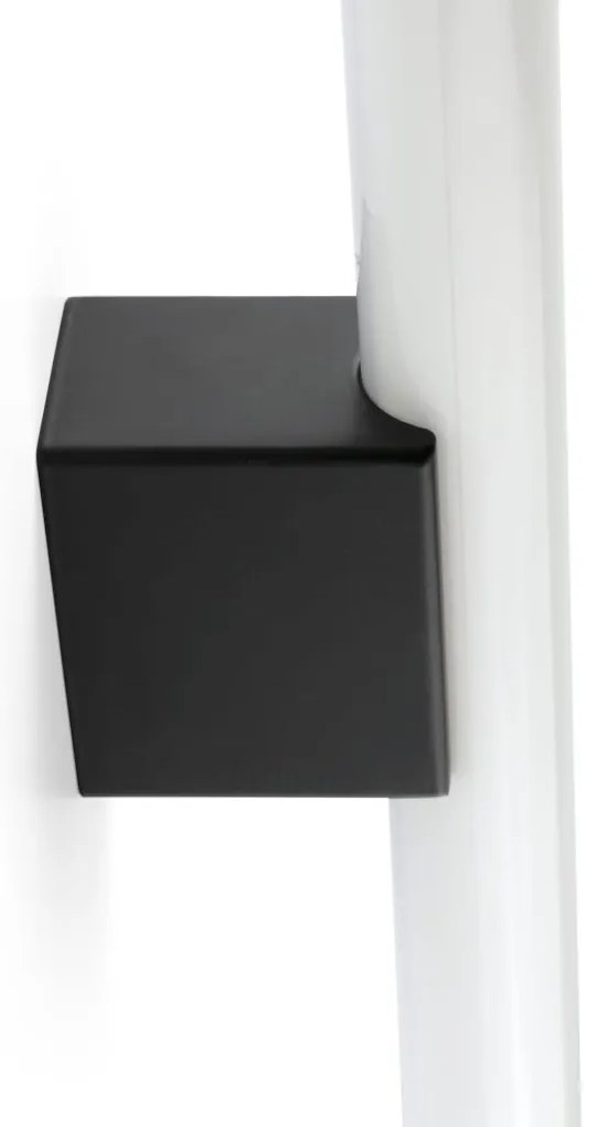 Aplica LED oglinda, tablou IP44 CALMA negru/opal 50cm