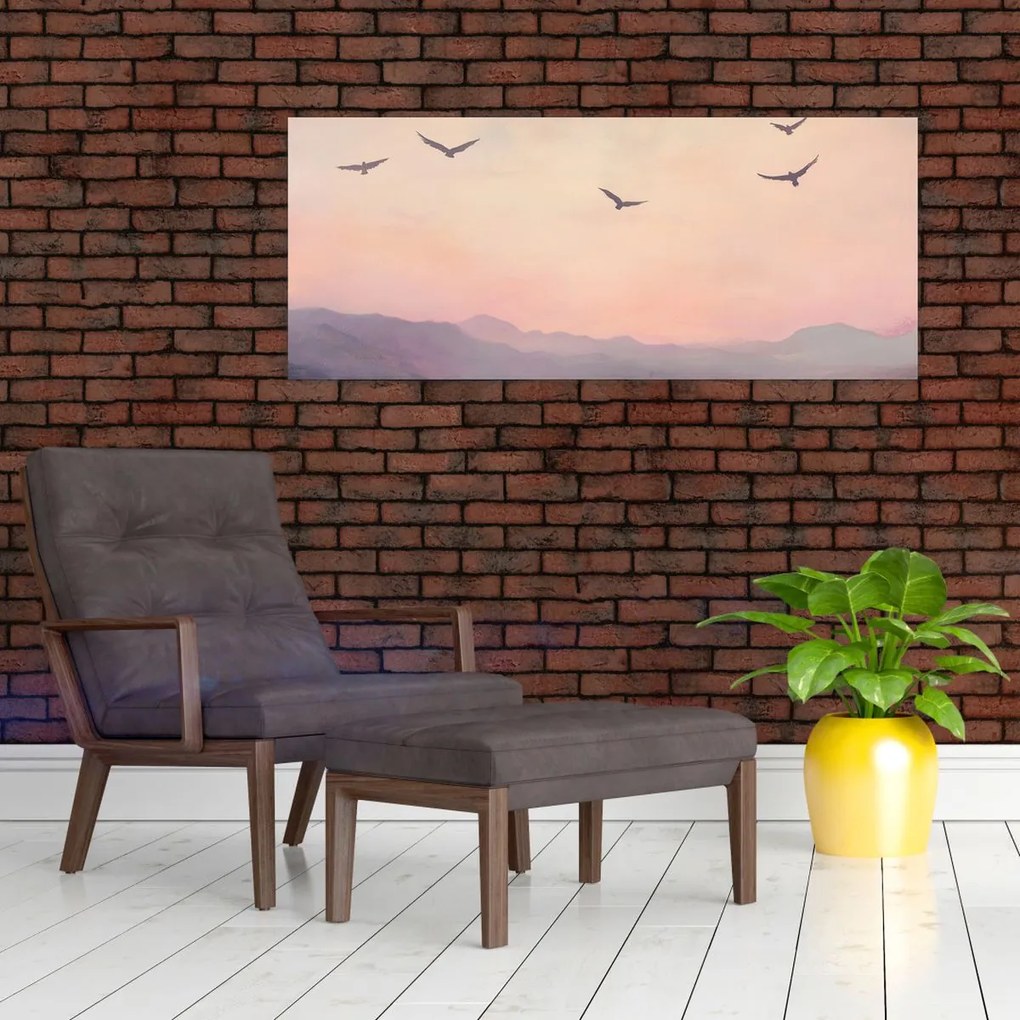 Tablou - Stol de păsări II. (120x50 cm)