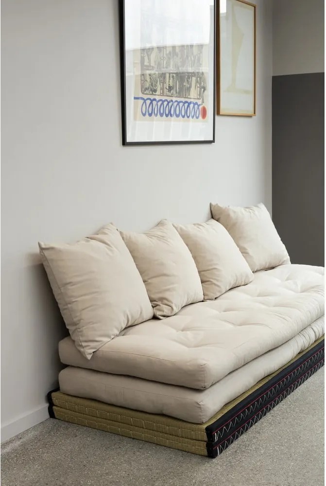 Canapea variabilă Karup Design Chico Natural, bej