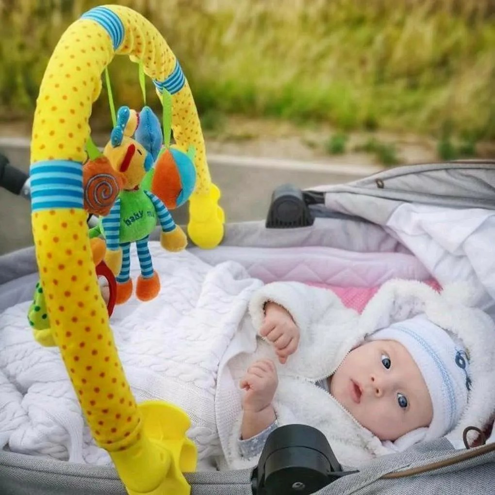 Baby Mix Jucărie pentru cărucior Nor, 80 cm