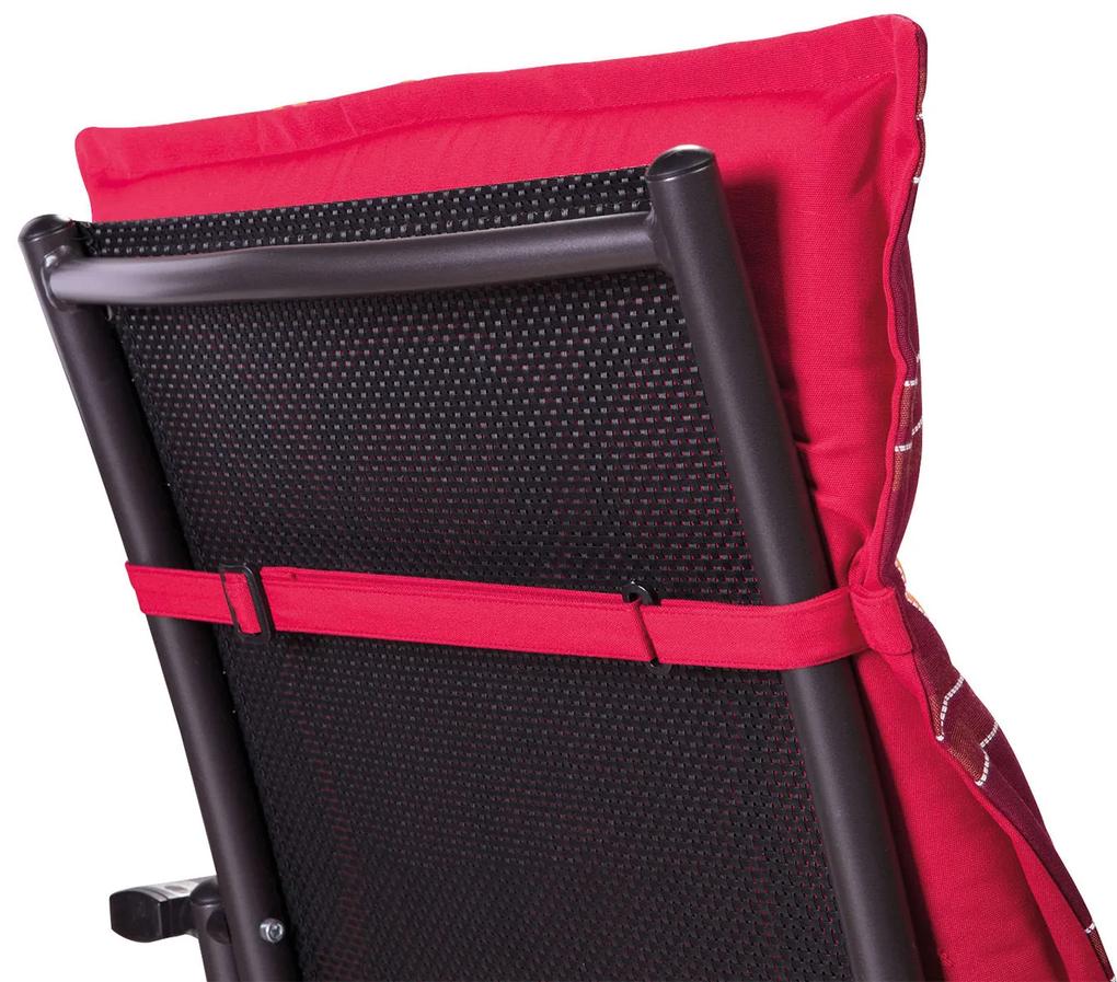 Prato, pernă tapițată, pernă pentru scaun, spătar mic, scaun de gradină, poliester, 50x100x8cm, 4 x pernă bancă