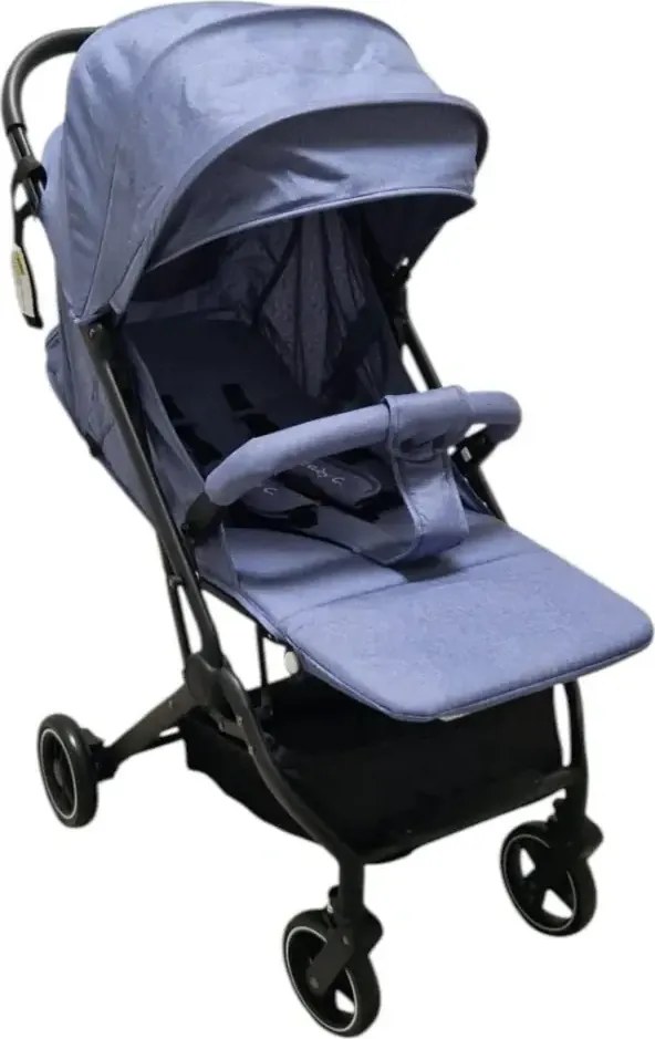 Carucior sport ultracompact pentru copii BABY CARE 311 Transformabil in troller, Spatar reglabil in 3 trepte, Pozitie somn, Albastru