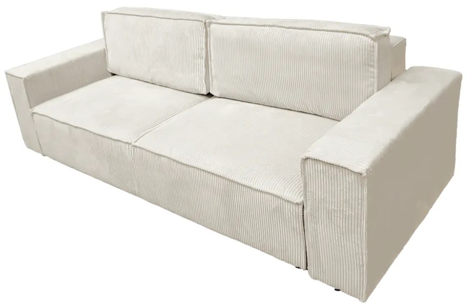 Canapea extensibila, crem, HARPERA BIG SOFA